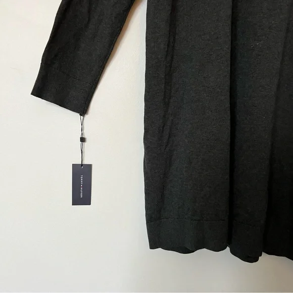 Flag Stripe Turtleneck Cotton Sweater Dress - Picture 10 of 10